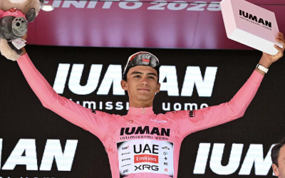 PESE A PRESIONES, EL MEXICANO ISAAC DEL TORO SIGUE DE LÍDER EN EL GIRO DE ITALIA